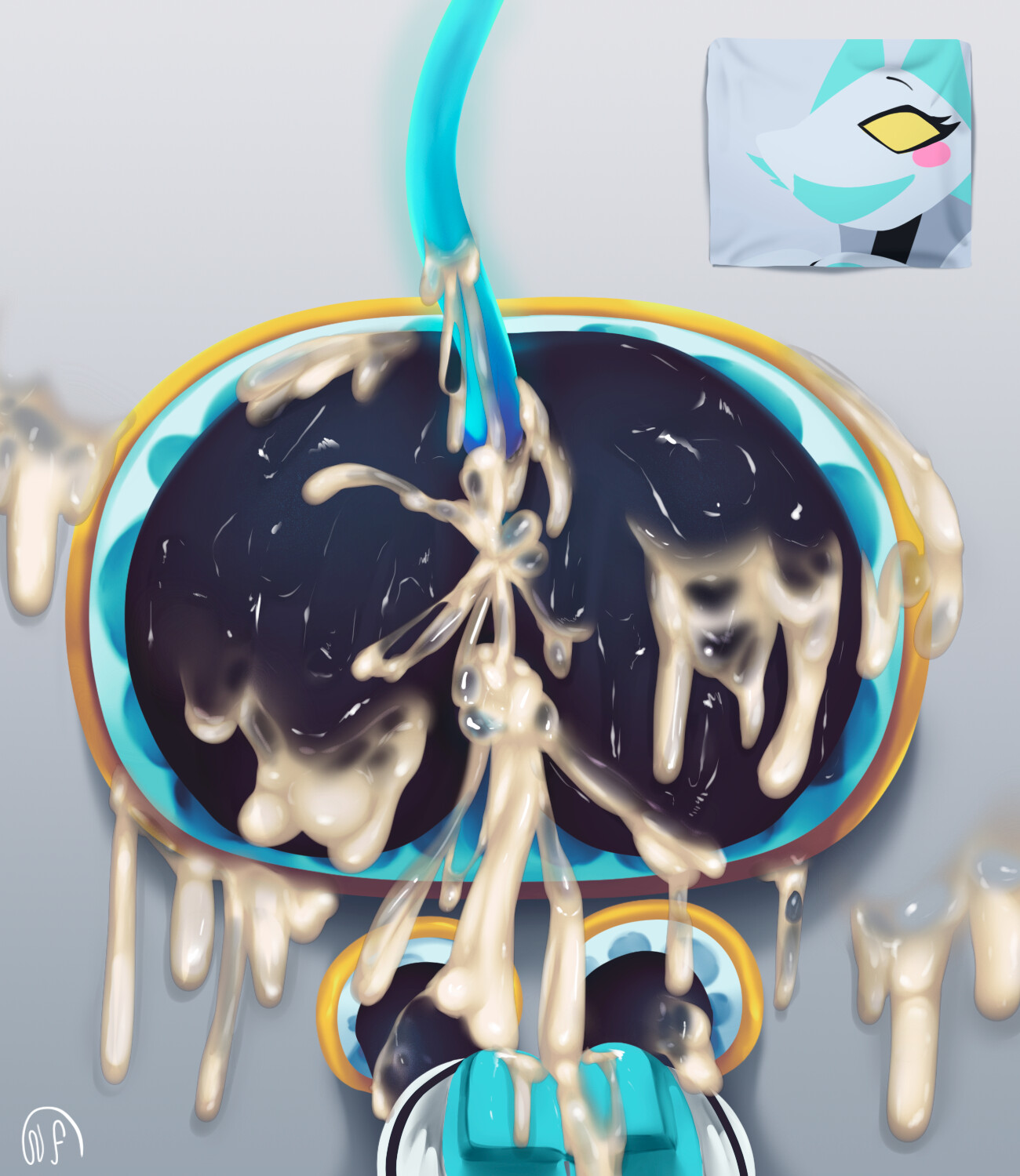 Stuck with a big load (Artist: NoFapPlease)