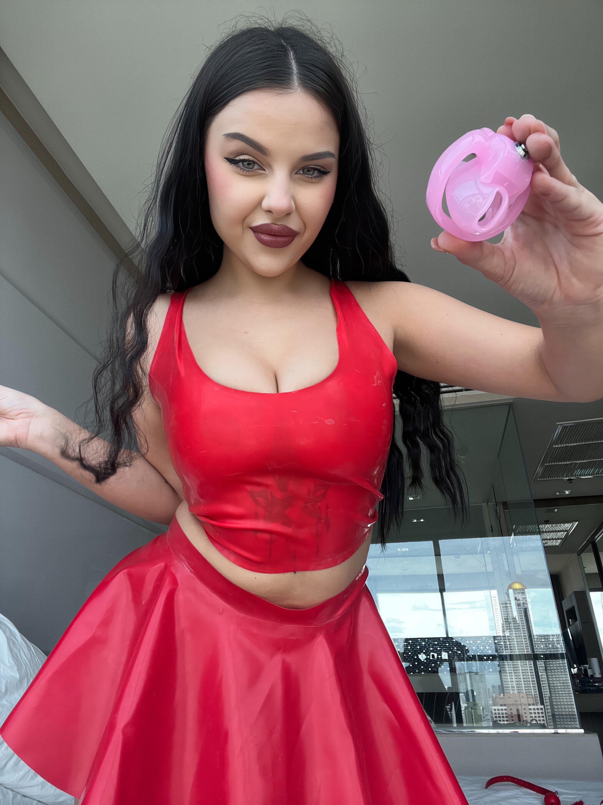 Locked and waiting, you exist only to please your Queen this Locktober