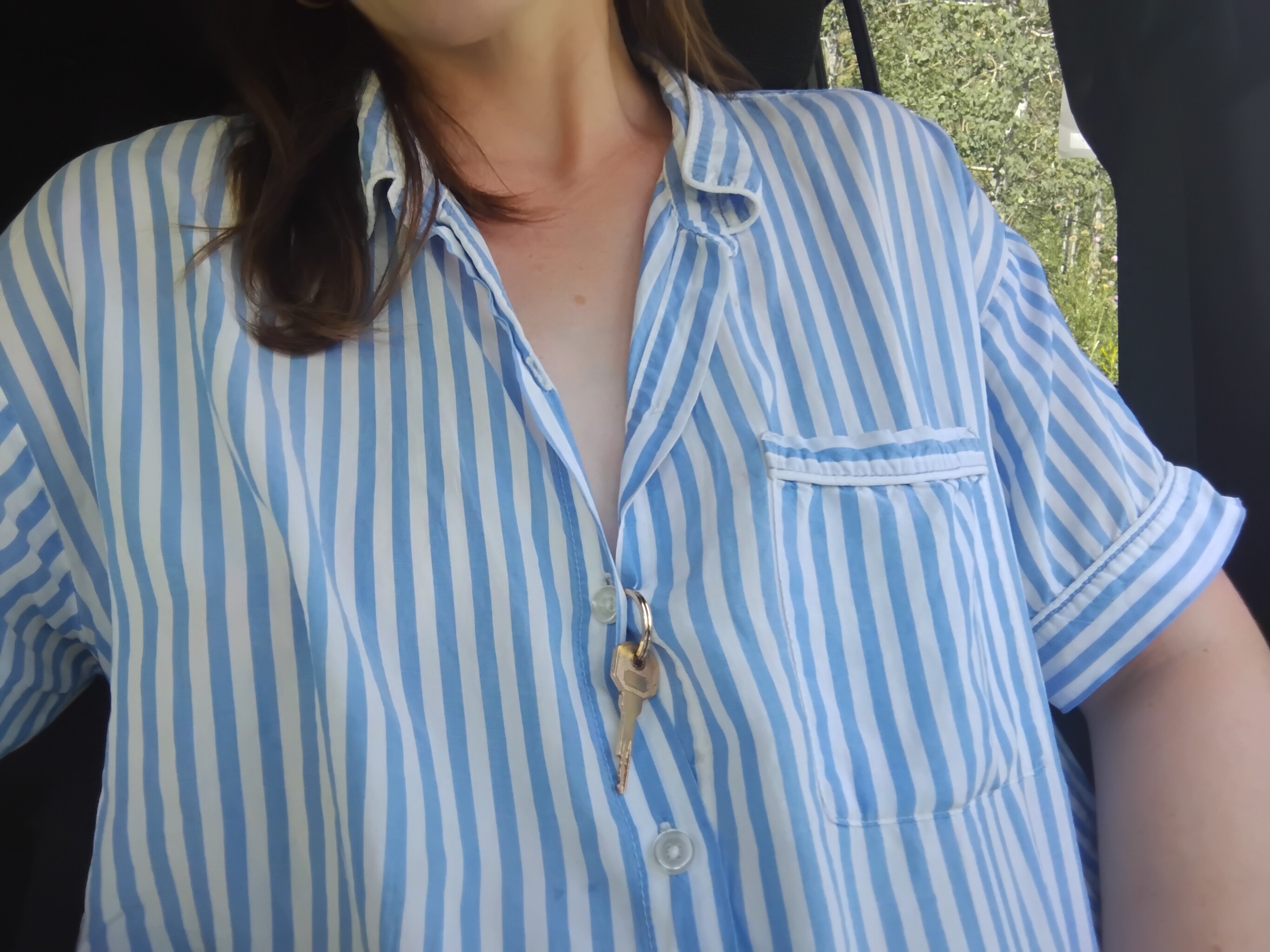 What's everyone's favorite method for displaying their key if their chain breaks? I also considered hanging it from one of my hoop earrings
