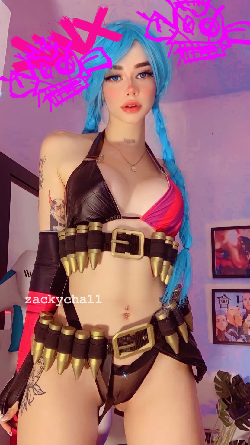 Jinx from [League of Legends] by (zackycha11) : rule34