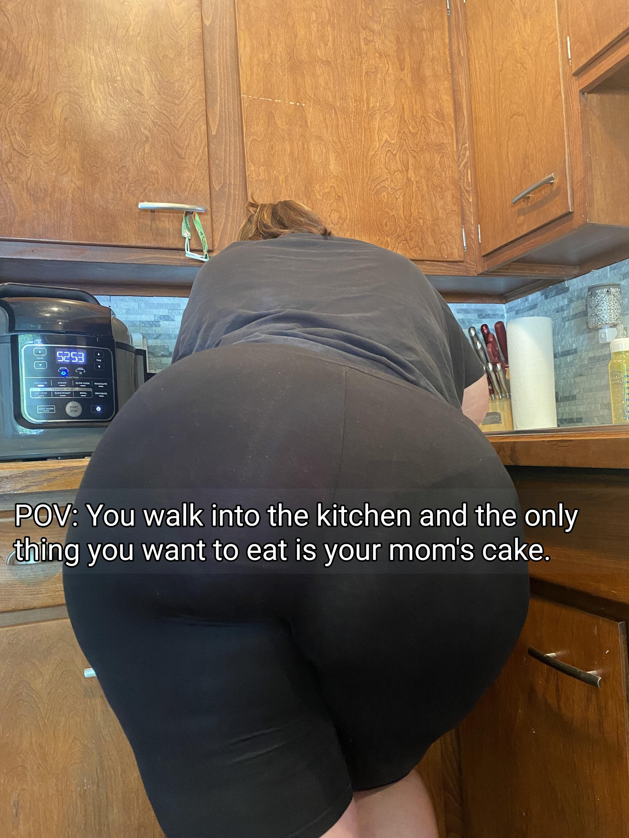 Mom's 🍰 does sound pretty good right about now 😣
